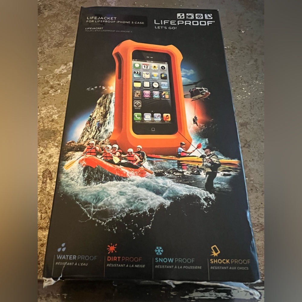 Waterproof Orange Phone Case